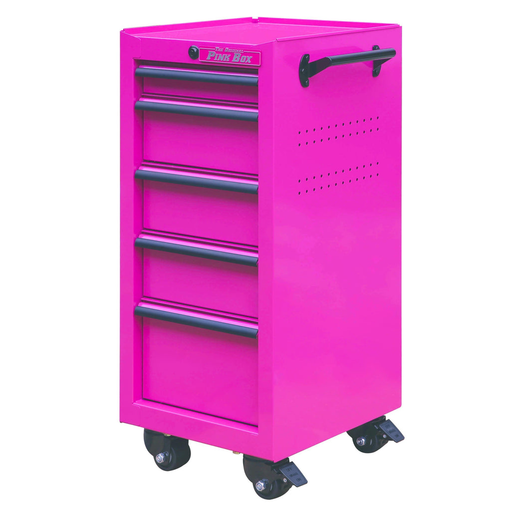 16-Inch 5-Drawer Rolling Salon Cart