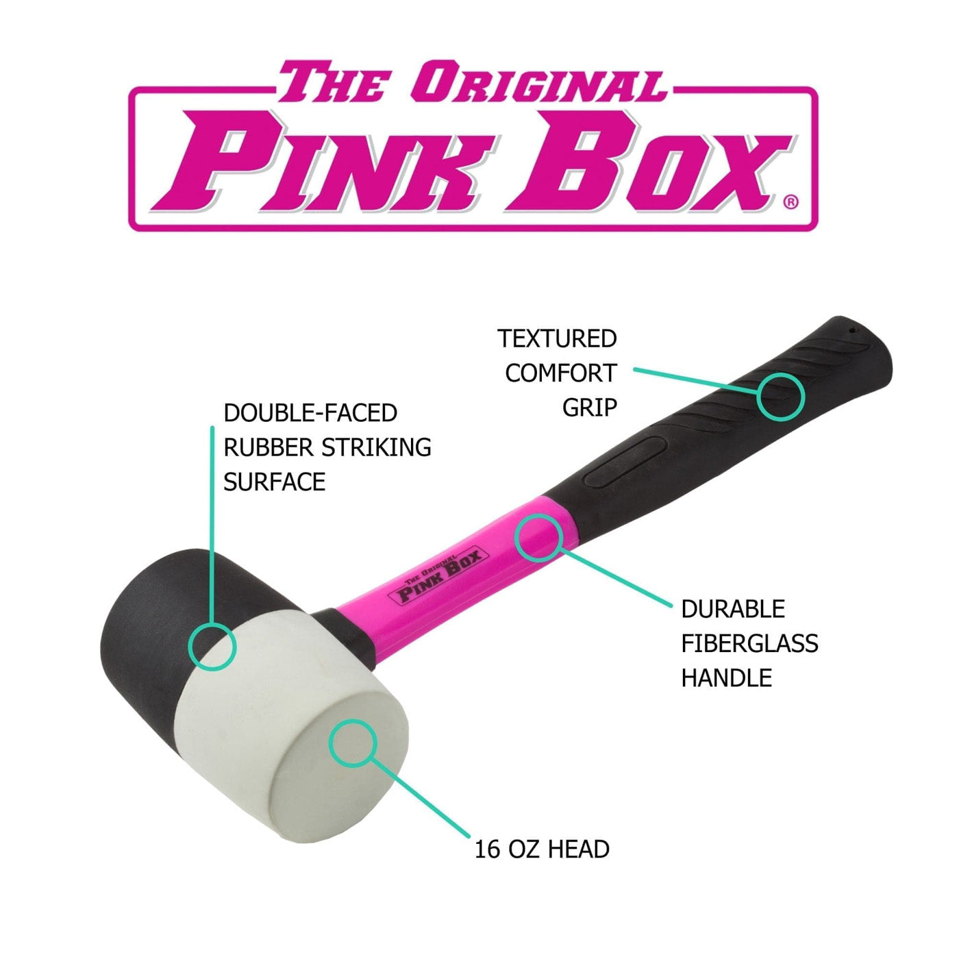 16 oz. Rubber Mallet