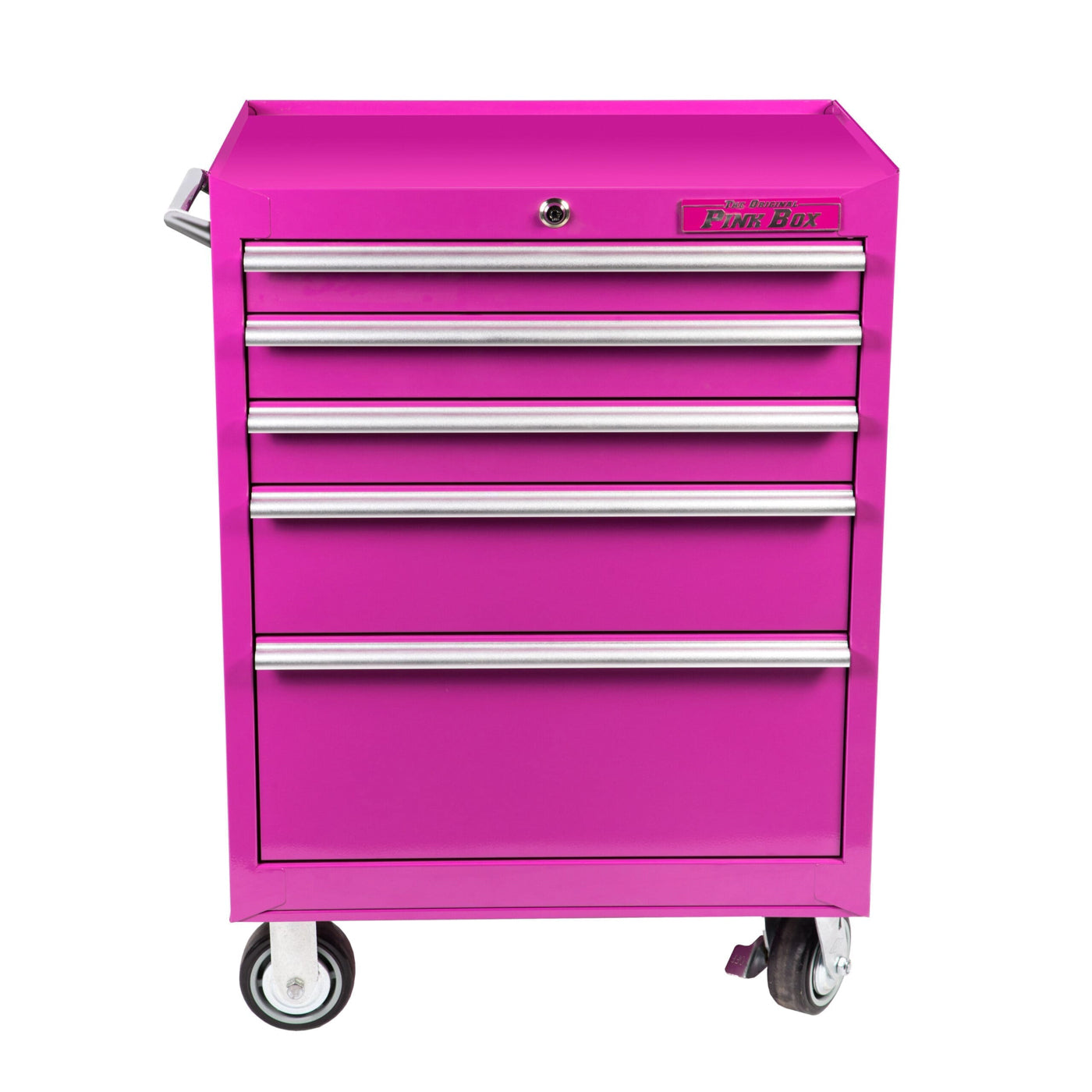 26-Inch 5-Drawer Rolling Bottom Cabinet
