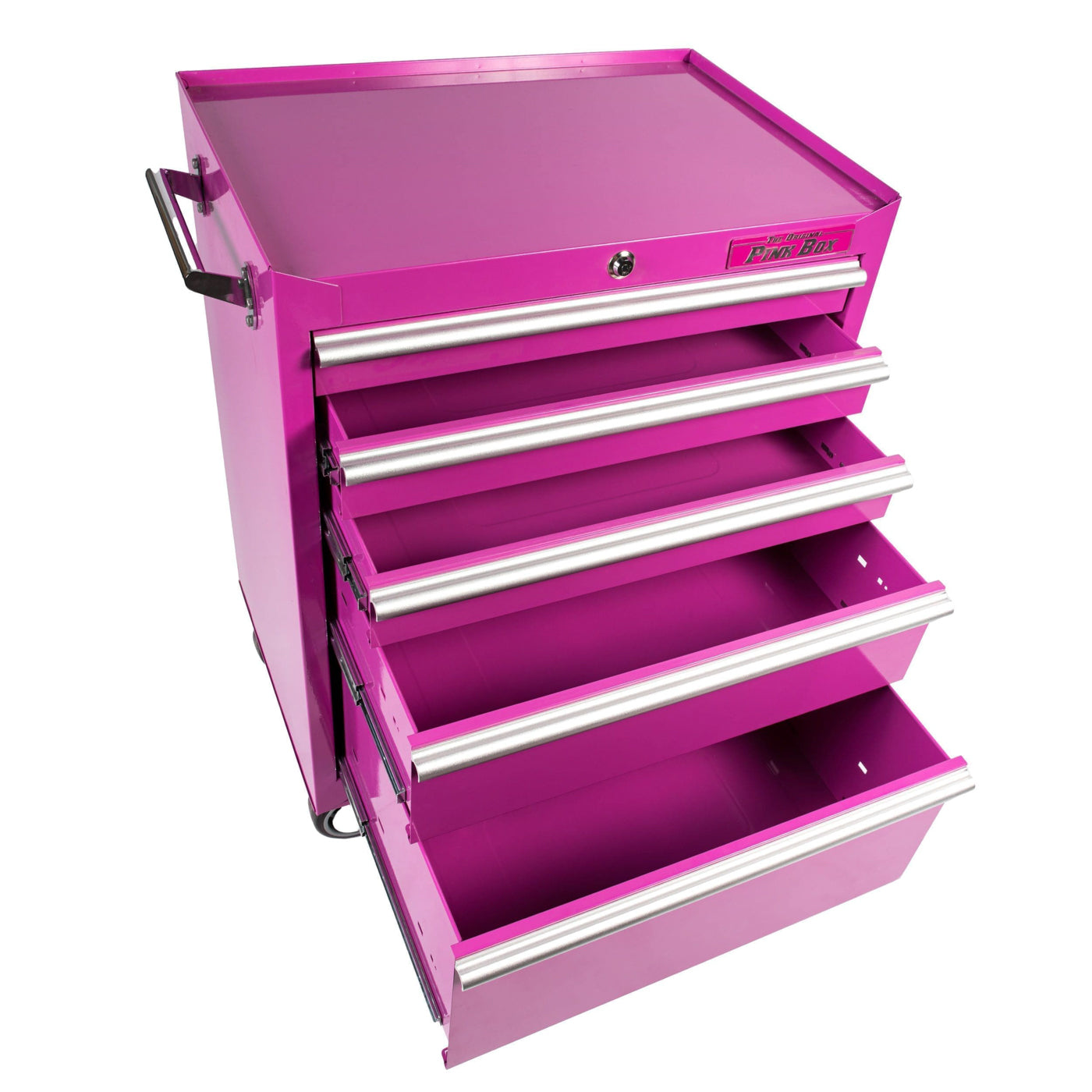 26-Inch 5-Drawer Rolling Bottom Cabinet