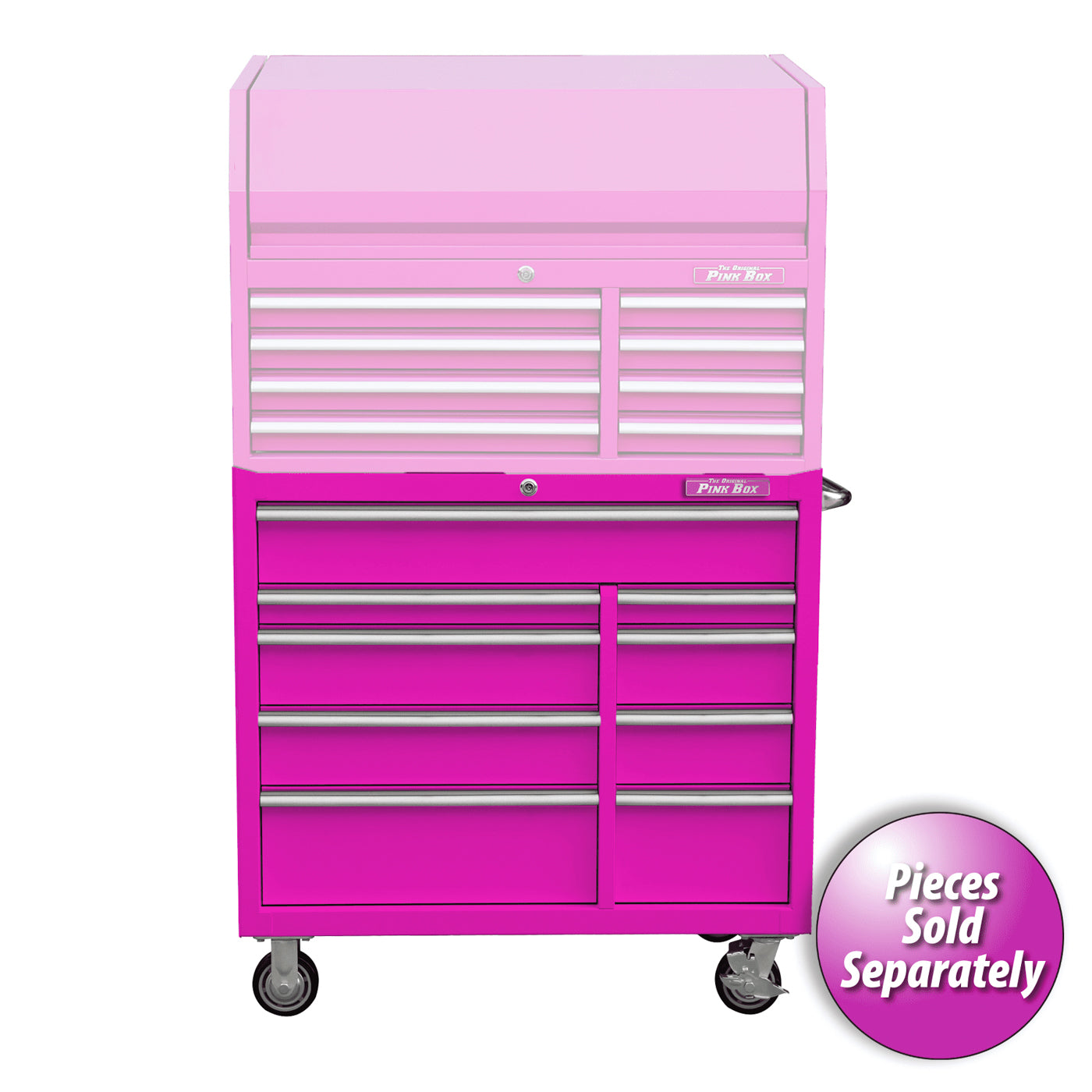 41-Inch 9-Drawer Rolling Cabinet