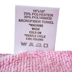 16-Inch x 16-Inch Microfiber Towels, 6-Pack