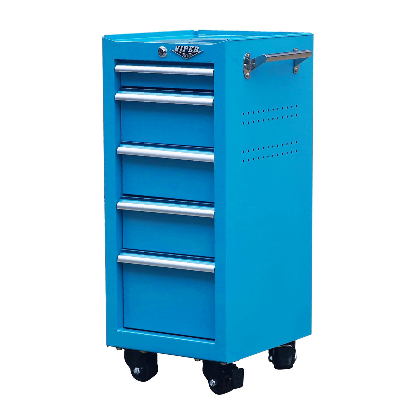 16-Inch 5-Drawer Rolling Salon Cart