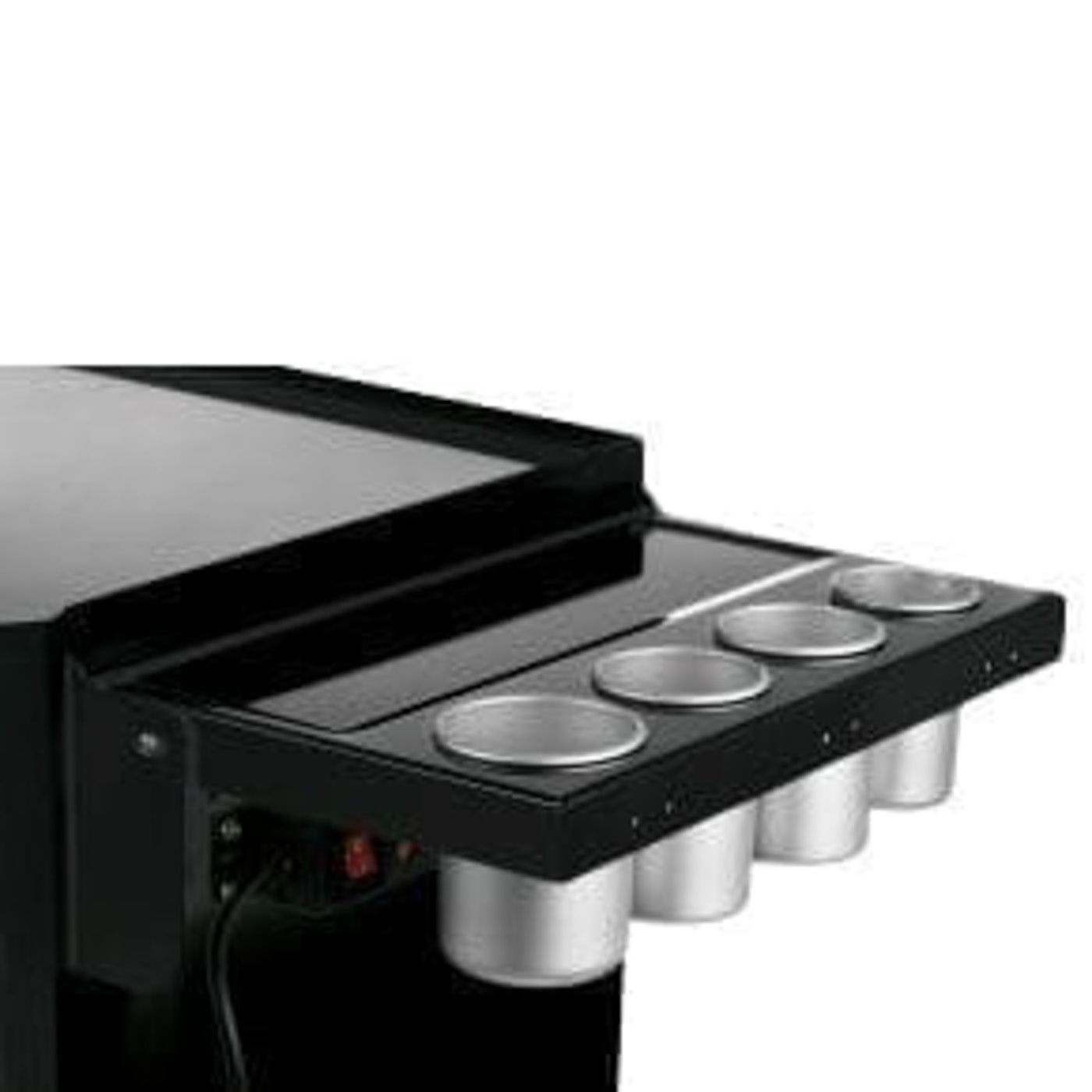 Folding Side Shelf with Power Strip