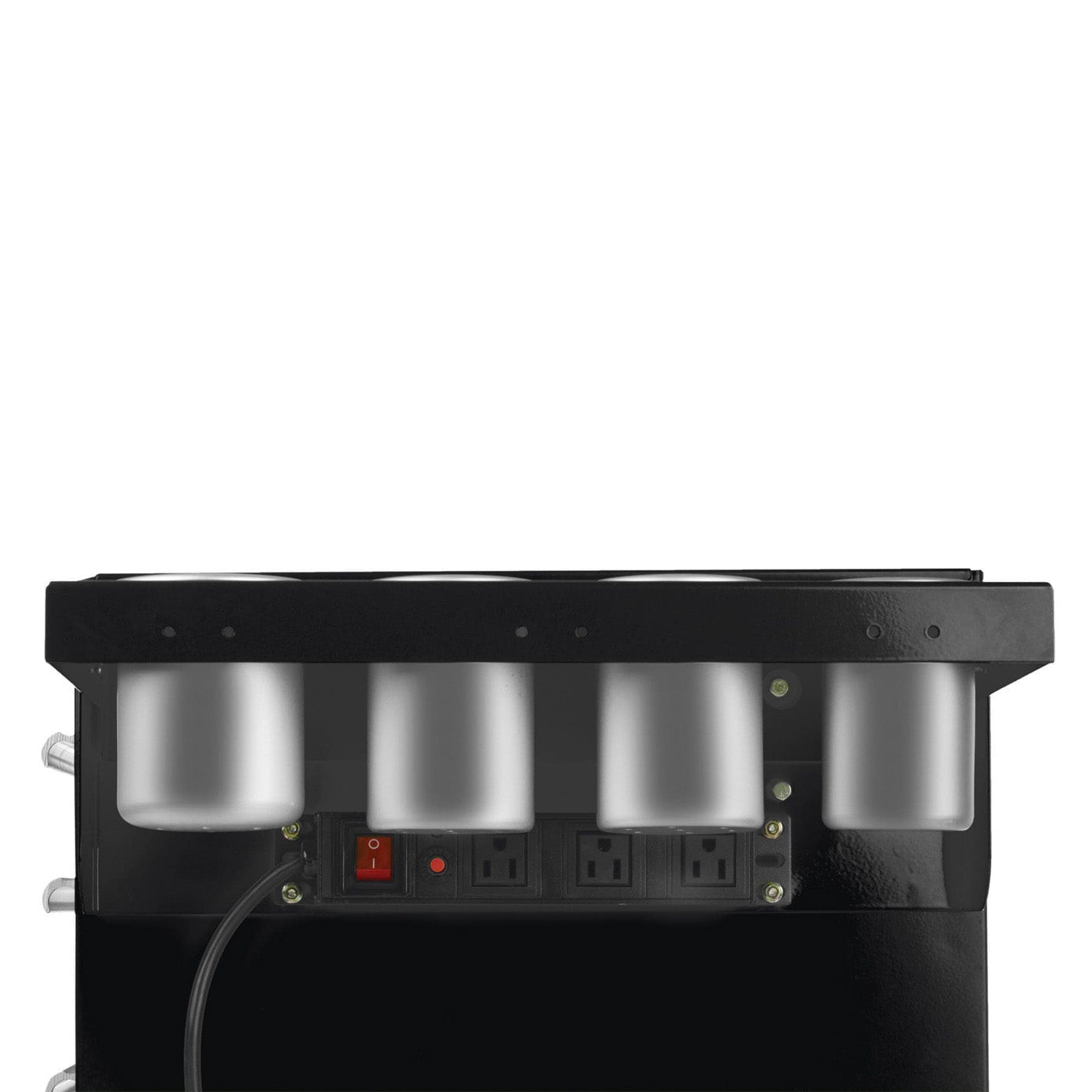 Folding Side Shelf with Power Strip