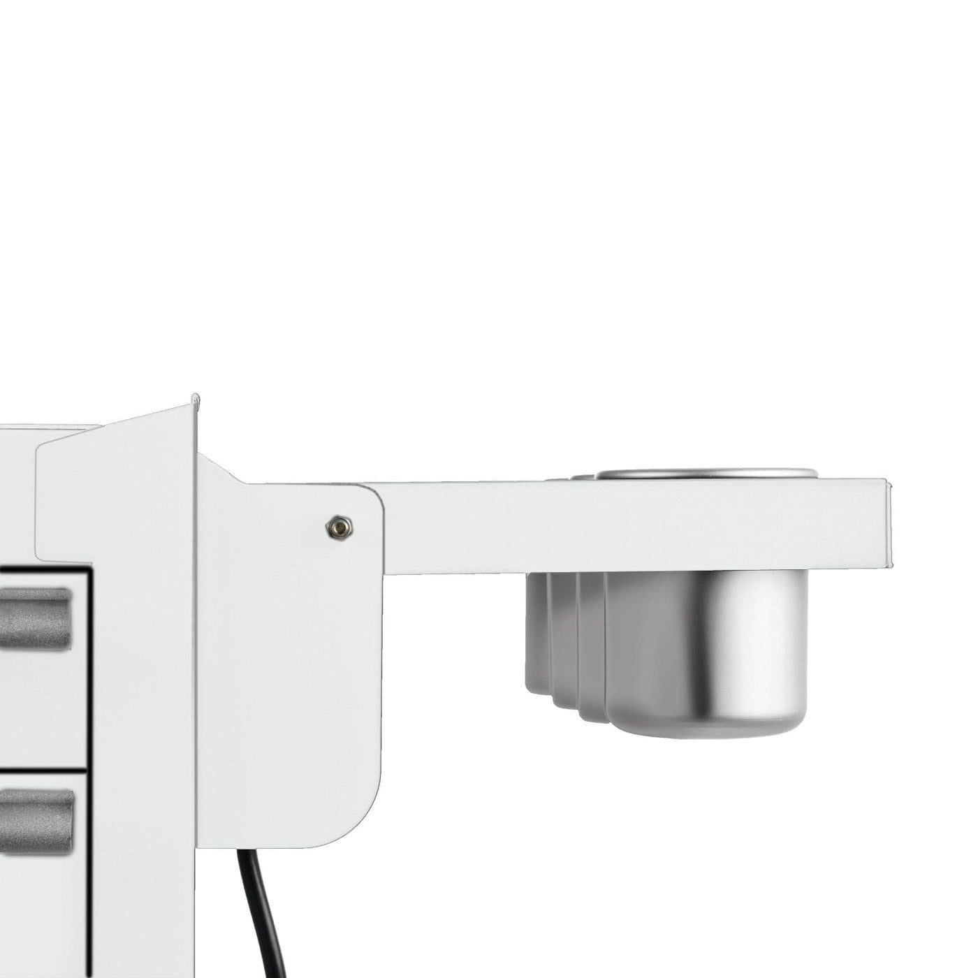 Folding Side Shelf with Power Strip