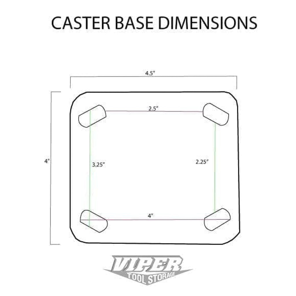 5-Inch Casters, Set of 2