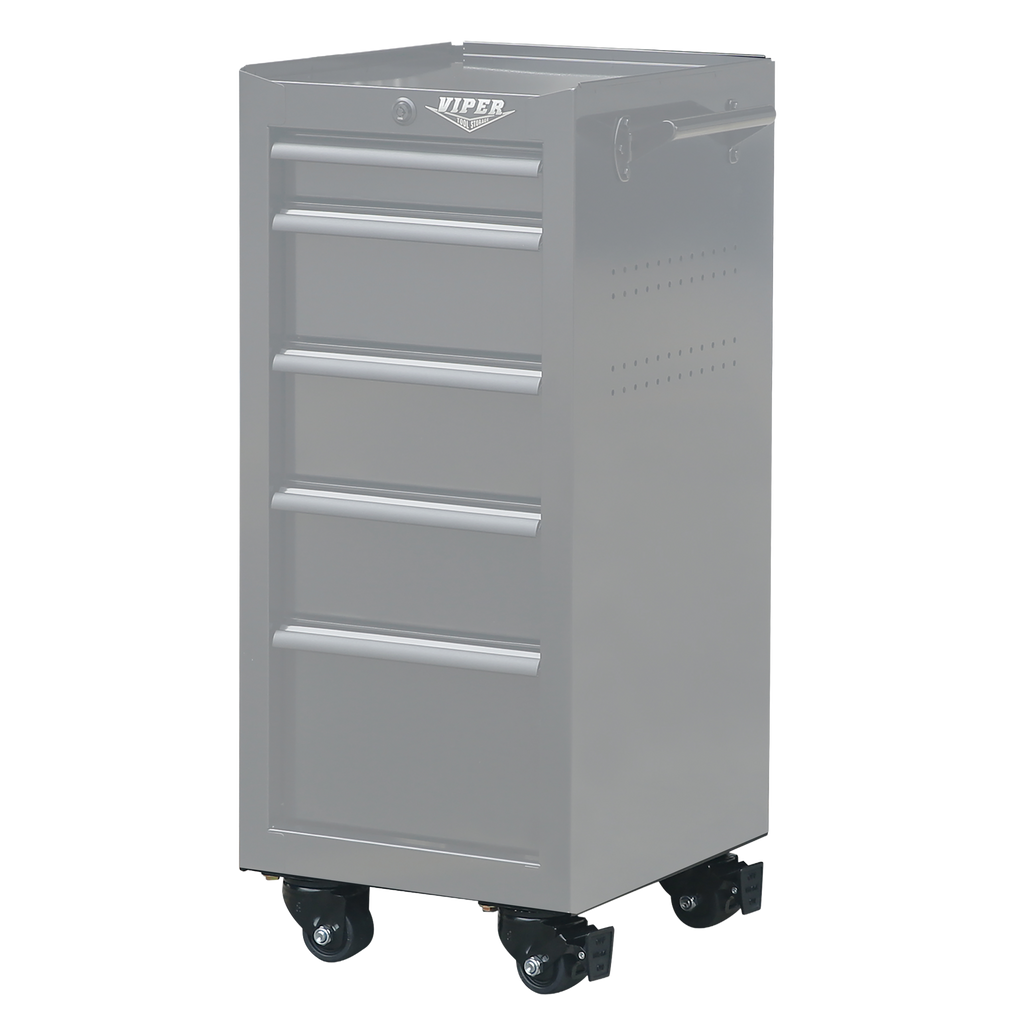 2 1/2-Inch Casters for 5-Drawer Salon Cart, Set of 4