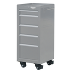 2 1/2-Inch Casters for 5-Drawer Salon Cart, Set of 4