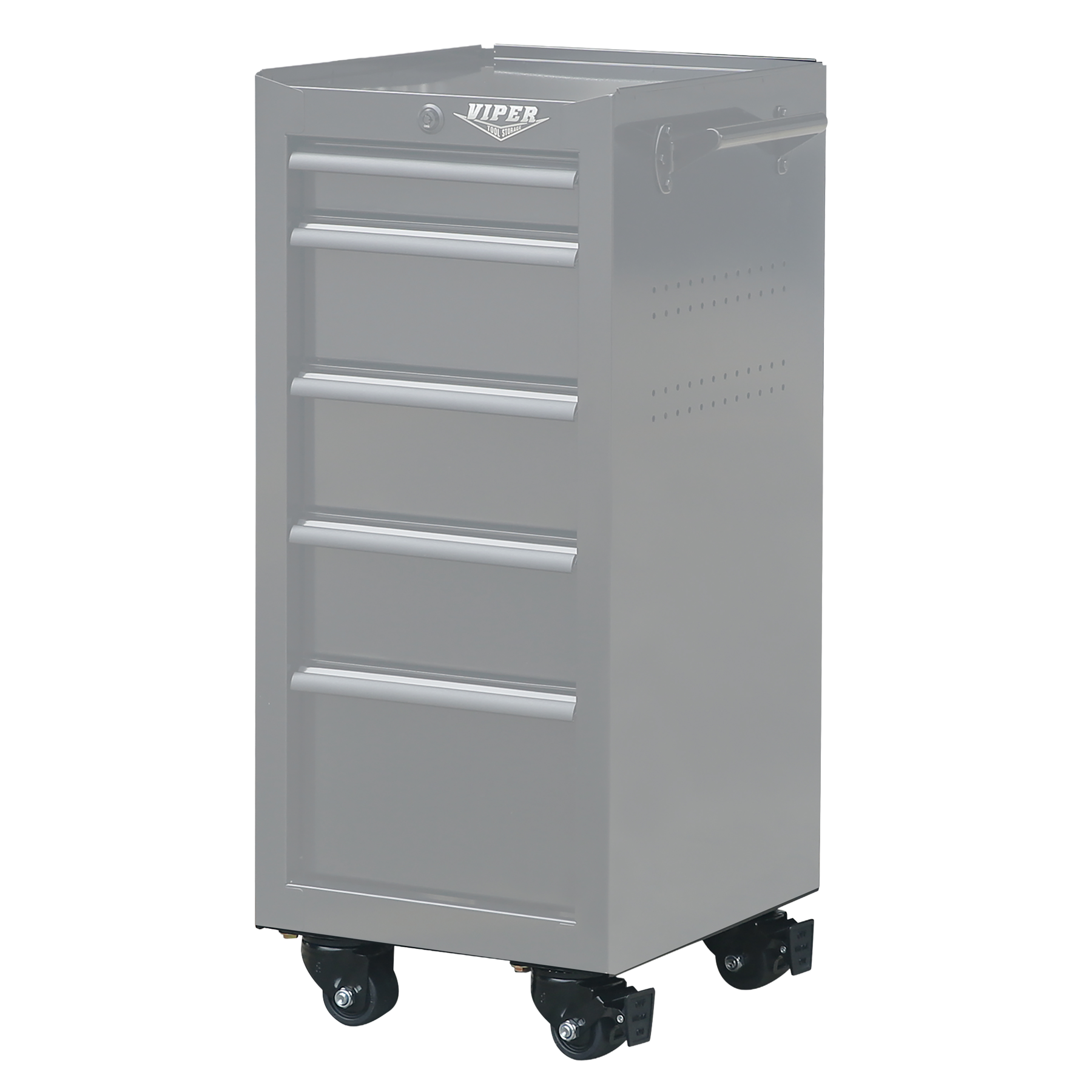 2 1/2-Inch Casters for 5-Drawer Salon Cart, Set of 4